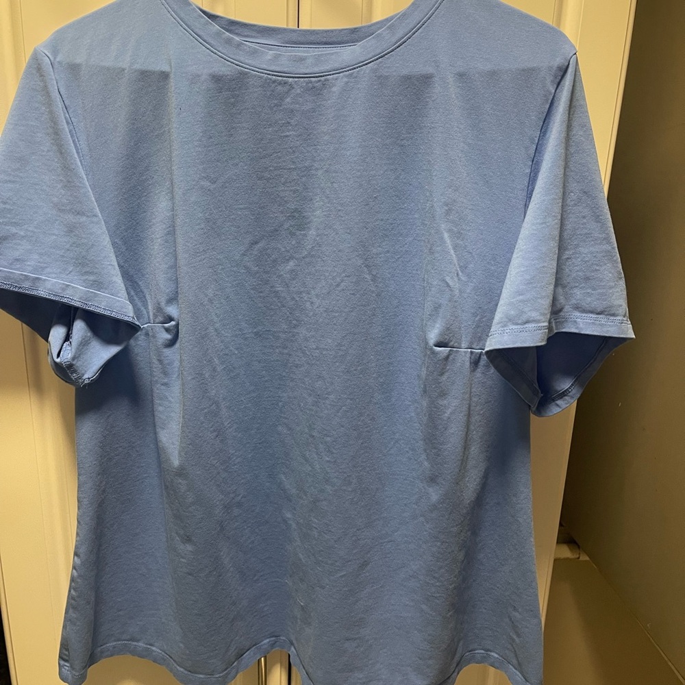 a new day Light Blue Short Sleeve Tee